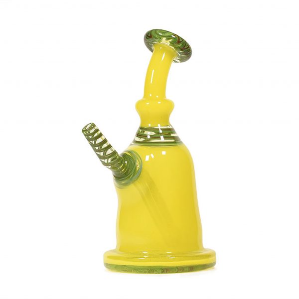 small yellow rig
