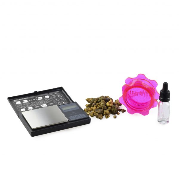 Microdosing package deal, magic truffles, digital scale, truffle grinder and bottle dropper